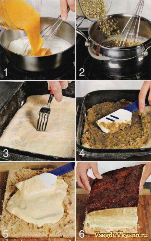 Пирожные с фисташками