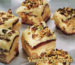 Пирожные с фисташками