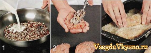 Куриные зразы с орехами