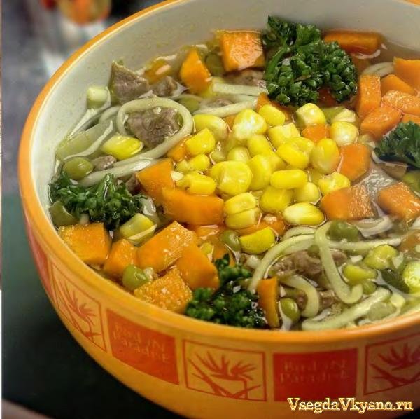 Суп-лапша с мясом