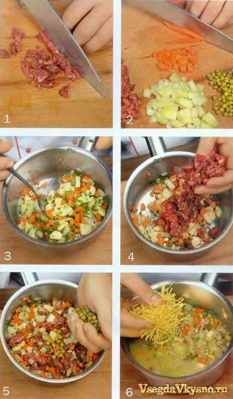 Суп-лапша с мясом