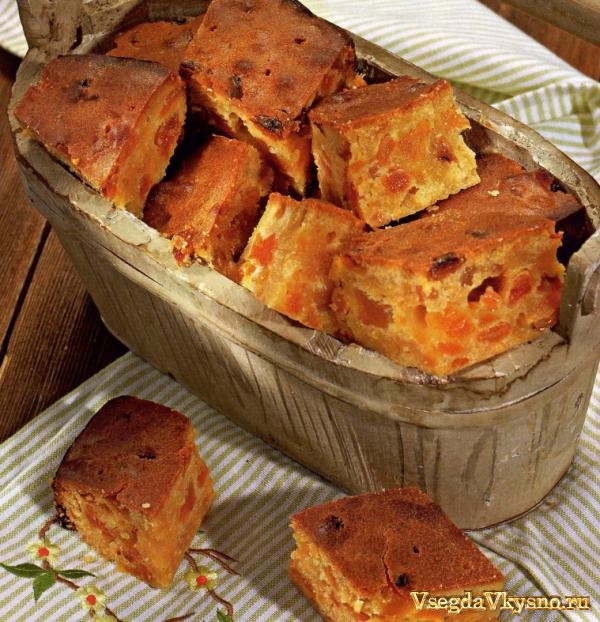 Кекс с сухофруктами 
