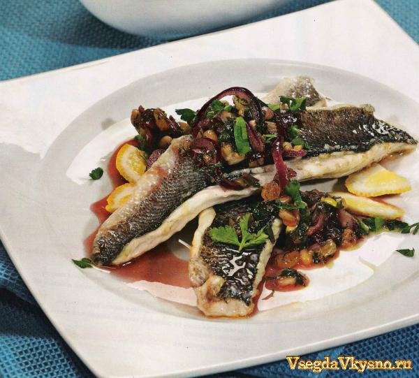 Сибас по-сицилийски 