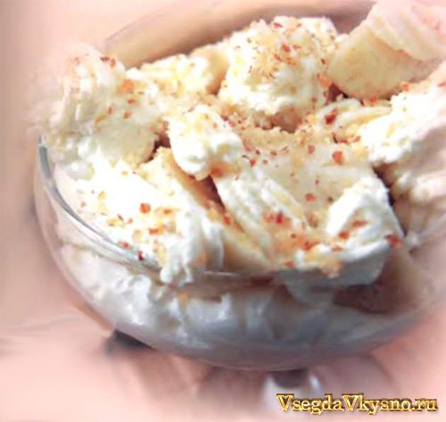 Банановый десерт