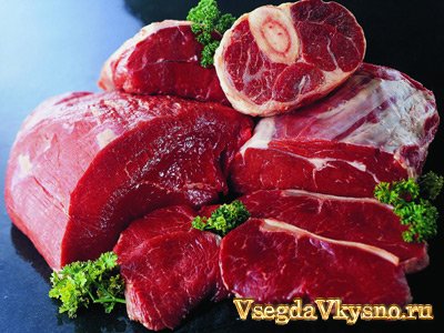 Роль мяса в русской кухне