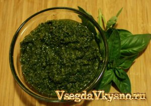 Как приготовить соус песто. Соус Песто упрощенный вариант