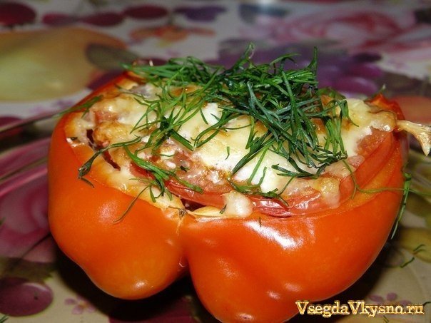 Перцы фаршированные (в духовке)