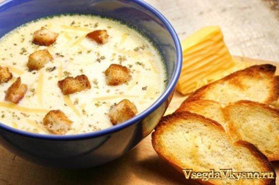 Грибной сырный сытный супчик