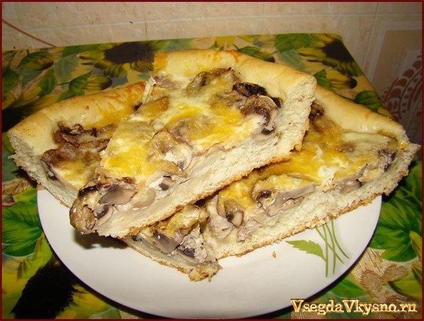 Грибной пирог
